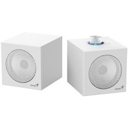 Genius głośniki SP-HF300U, 4W, białe, drewniane