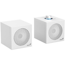 Genius głośniki SP-HF300U, 4W, białe, drewniane