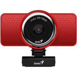 Genius ECam 8000 kamera web Full HD, czerwona