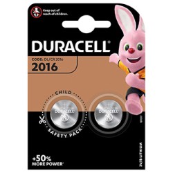 Duracell Jednorazowa litowa baterie CR2016, 2-pack