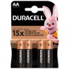 Duracell BASIC Jednorazowa alkaliczna baterie AA, 4-pack