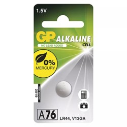 GP Jednorazowa alkaliczna baterie LR44, 1-pack