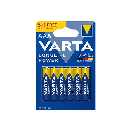 Varta Jednorazowa alkaliczna baterie AAA, 6-pack