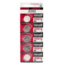Maxell Jednorazowa litowa baterie CR2016, 5-pack