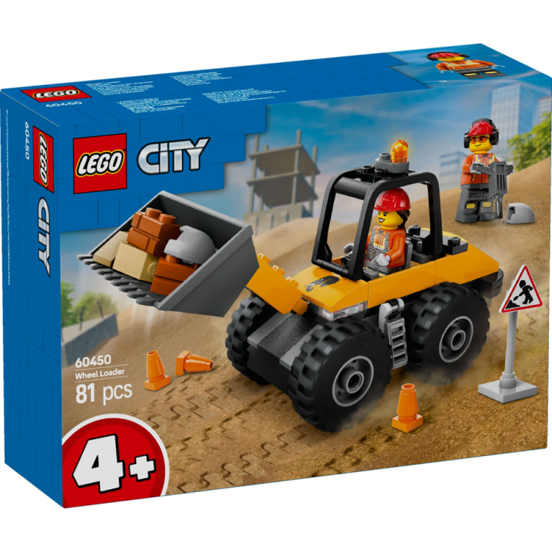 LEGO 60450 CITY - Żółta ładowarka kołowa
