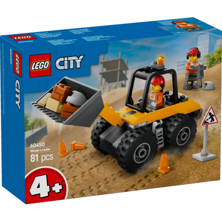 LEGO 60450 CITY - Żółta ładowarka kołowa