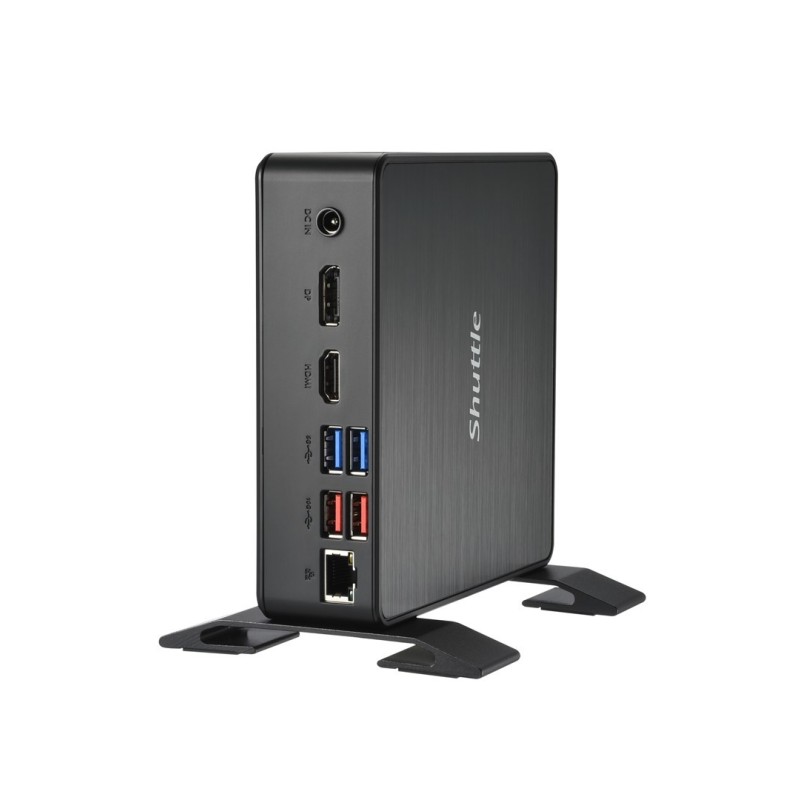 Shuttle NC40U komputer typu barebone 0.84L sized PC Czarny 7305 Intel SoC 1,1 GHz