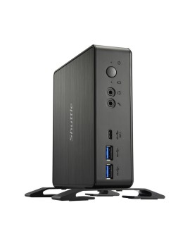 Shuttle NC40U komputer typu barebone 0.84L sized PC Czarny 7305 Intel SoC 1,1 GHz
