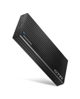 Axagon EM2-GTR Obudowa SSD Czarny M.2