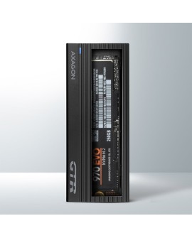 Axagon EM2-GTR Obudowa SSD Czarny M.2