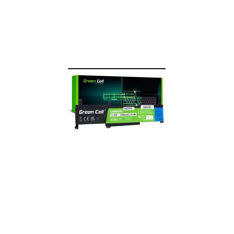 Bateria Green Cell L20M3PF0 Lenovo Ideapad 3-14ITL6 15ITL6 17ITL6 S14 V14 15 17 G2 G3