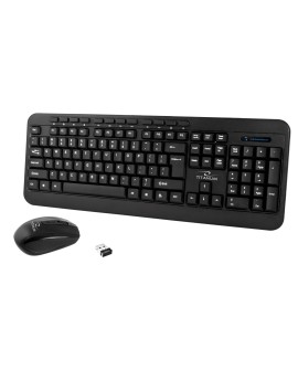 Zestaw klawiatura + mysz TITANUM MEMPHIS TK108 (USB (US) kolor czarny optyczna 1000 DPI)