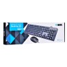 Zestaw klawiatura + mysz IBOX IKMS606 (USB 2.0 (US) kolor czarny optyczna 800 DPI)