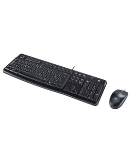 Zestaw klawiatura + mysz membranowa Logitech MK120 920-002563 (USB 2.0 (US) kolor czarny optyczna)