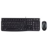 Zestaw klawiatura + mysz membranowa Logitech MK120 920-002563 (USB 2.0 (US) kolor czarny optyczna)