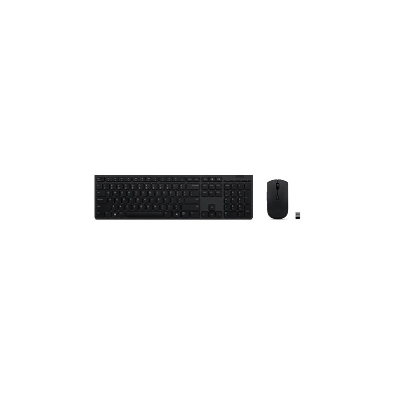 Lenovo 4X31K03968 klawiatura Dołączona myszka Biuro RF Wireless + Bluetooth US English Szary