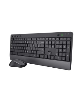 Klawiatura i mysz TRUST TREZO WIRELESS DESKSET ECO US