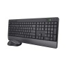 Klawiatura i mysz TRUST TREZO WIRELESS DESKSET ECO US