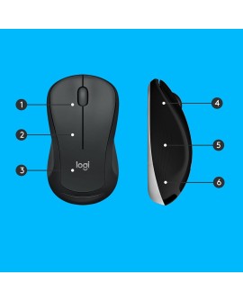 Zestaw klawiatura + mysz membranowa Logitech MK540 920-008685 (USB kolor czarny optyczna 1000 DPI)