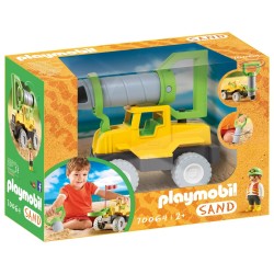 Auto z wiertłem do piasku...