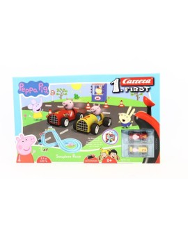 Carrera Tor wyścigowy First Świnka Peppa wyścigi mydelniczek 2,9m