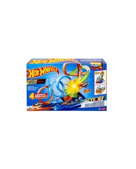 Hot Wheels HXR70 Poczwórna pętla kraks