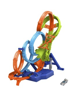 Hot Wheels HXR70 Poczwórna pętla kraks
