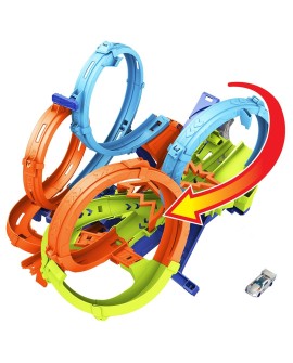 Hot Wheels HXR70 Poczwórna pętla kraks