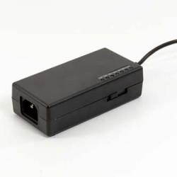 N-Face Uniwersalny zasilacz do notebooków 110-220V (el.síť), 12-24V, ładowanie laptopa, włącznik zasilania, EOL