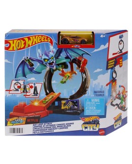 Hot Wheels City Pętla nietoperza HTN78 MATTEL