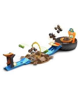 Hot Wheels Monster Truck Opona - Kaskaderska arena Zestaw GVK48