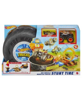 Hot Wheels Monster Truck Opona - Kaskaderska arena Zestaw GVK48