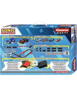CARRERA GO!!! tor Sonic 4,3m+skocznia 20063520