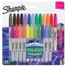 Sharpie, pisak Fine, zestaw kosmicznych kolorów, 24szt, 0.9mm, stały atrament, blister, EOL
