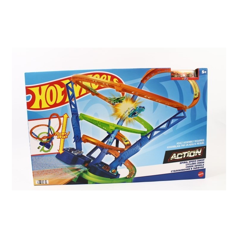 PROMO Hot Wheels Tor Wyścigowy Tornado zestaw HGV67 p2 MATTEL