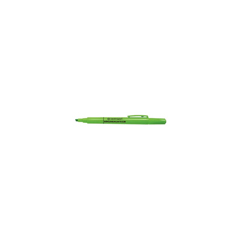 Centropen, zakreślacz 8722, zielony, 10szt, 1.4mm, ścięta końcówka