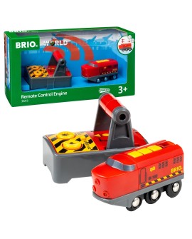 BRIO 33213 Lokomotywa Czerwona zdalnie sterowana p4