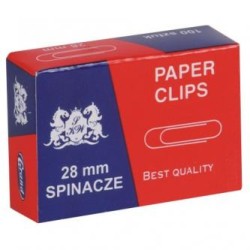 Spinacze pocztowe, 28mm, 5x100szt. cena za 1 sztukę