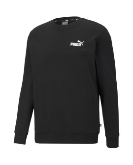 Bluza męska Puma ESS Small Logo Crew czarna 586684 01 M