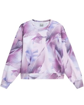 Bluza damska 4F multikolor allover H4L22 BLD023 91A XL
