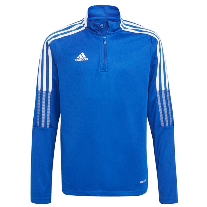 Bluza dla dzieci adidas Tiro 21 Training Top Youth niebieska GM7322 164cm