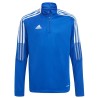 Bluza dla dzieci adidas Tiro 21 Training Top Youth niebieska GM7322 164cm
