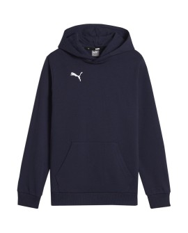 Bluza dla dzieci Puma Team Goal Casuals Hoddy granatowa 658619 06 164cm