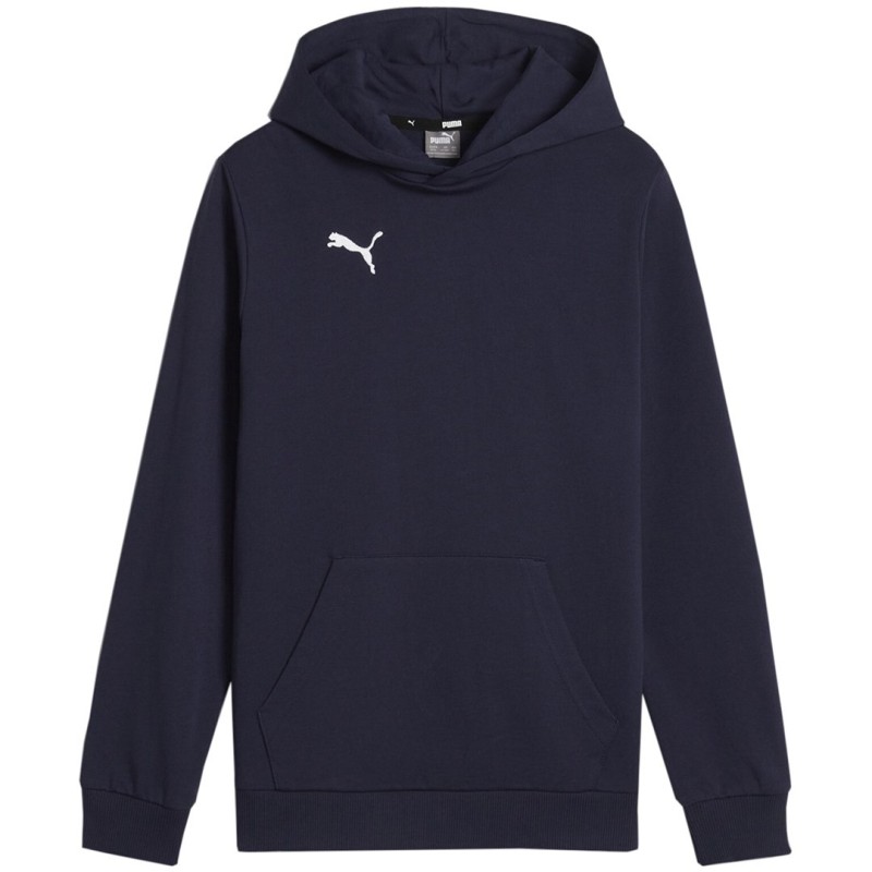 Bluza dla dzieci Puma Team Goal Casuals Hoddy granatowa 658619 06 164cm