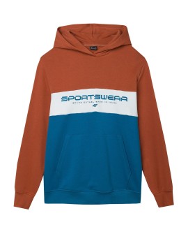 Bluza męska 4F M1032 brąz 4FWSS24TSWSM1032 81S L