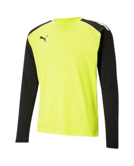 Bluza bramkarska męska Puma teamPACER GK LS żółto-czarna 704933 42 2XL
