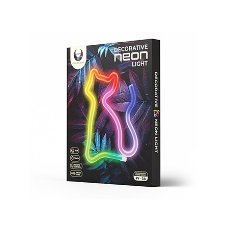 Neon LED RGB CAT FLRN03 + RC Forever Light