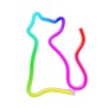 Neon LED RGB CAT FLRN03 + RC Forever Light