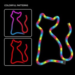 Neon LED RGB CAT FLRN03 + RC Forever Light