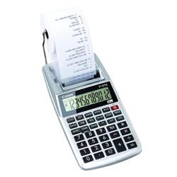 Canon kalkulator P1-DTSC IIRMRS HWB, szara, biurkowy z drukarą, 12 miejsc, obliczenia podatkowe, biznesowe i walut